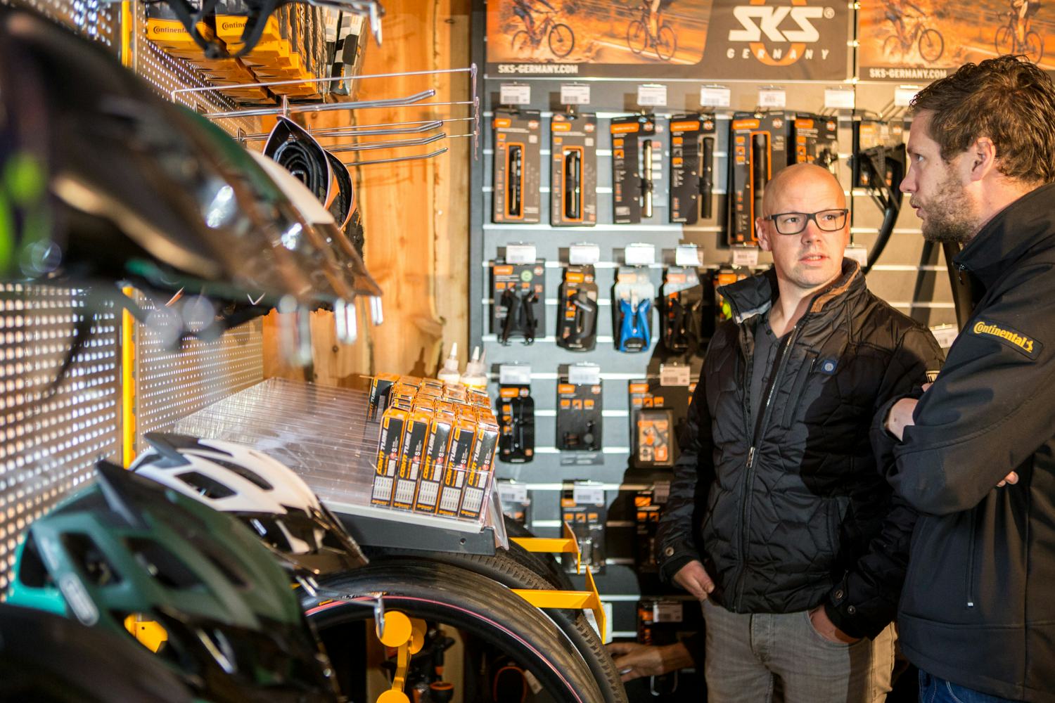 Het eerste Made in Germany dealerevent van de merken Continental, Adidas Sport eyewear, Abus, Sigma Sport, SKS en Magura. Foto Erwin Sikkens / Mountainbike Museum