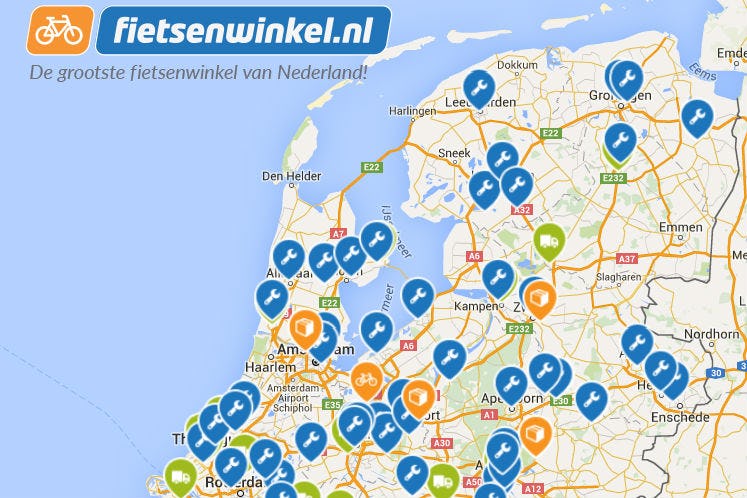 International Bike Group (IBG), eigenaar van Fietsenwinkel.nl, heeft de website Elektrischefietsen.com overgenomen. Beeld Fietsenwinkel.nl