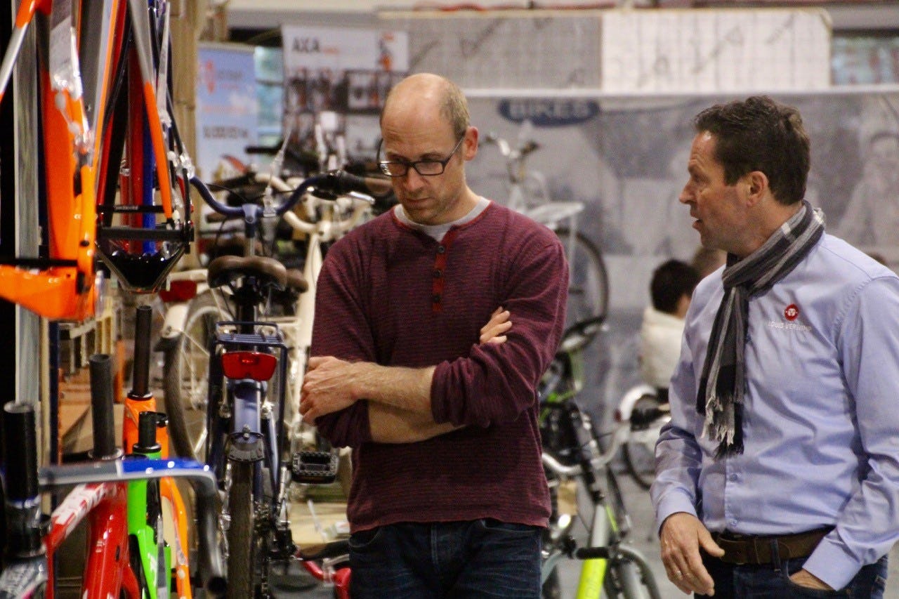 Wie de beide dealershows in Nederland gemist heeft, kan nog kiezen voor een dagje België en aanstaande zondag of maandag naar Mechelen afreizen. Foto NieuwsFiets