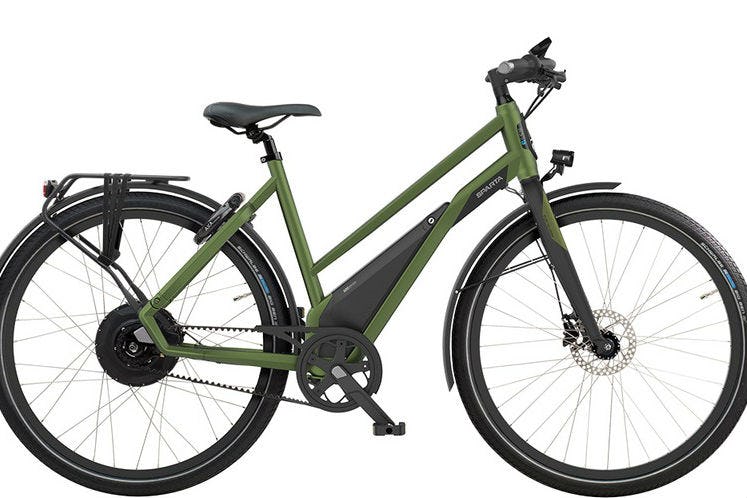 De E-bike van het Jaar 2018, de Sparta R5Te, wordt nu geleverd met ketting. Foto Sparta