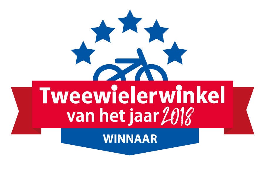 Dit logo van de verkiezing mag alleen door de winnaar gebruikt worden. Beeld Tweewieler
