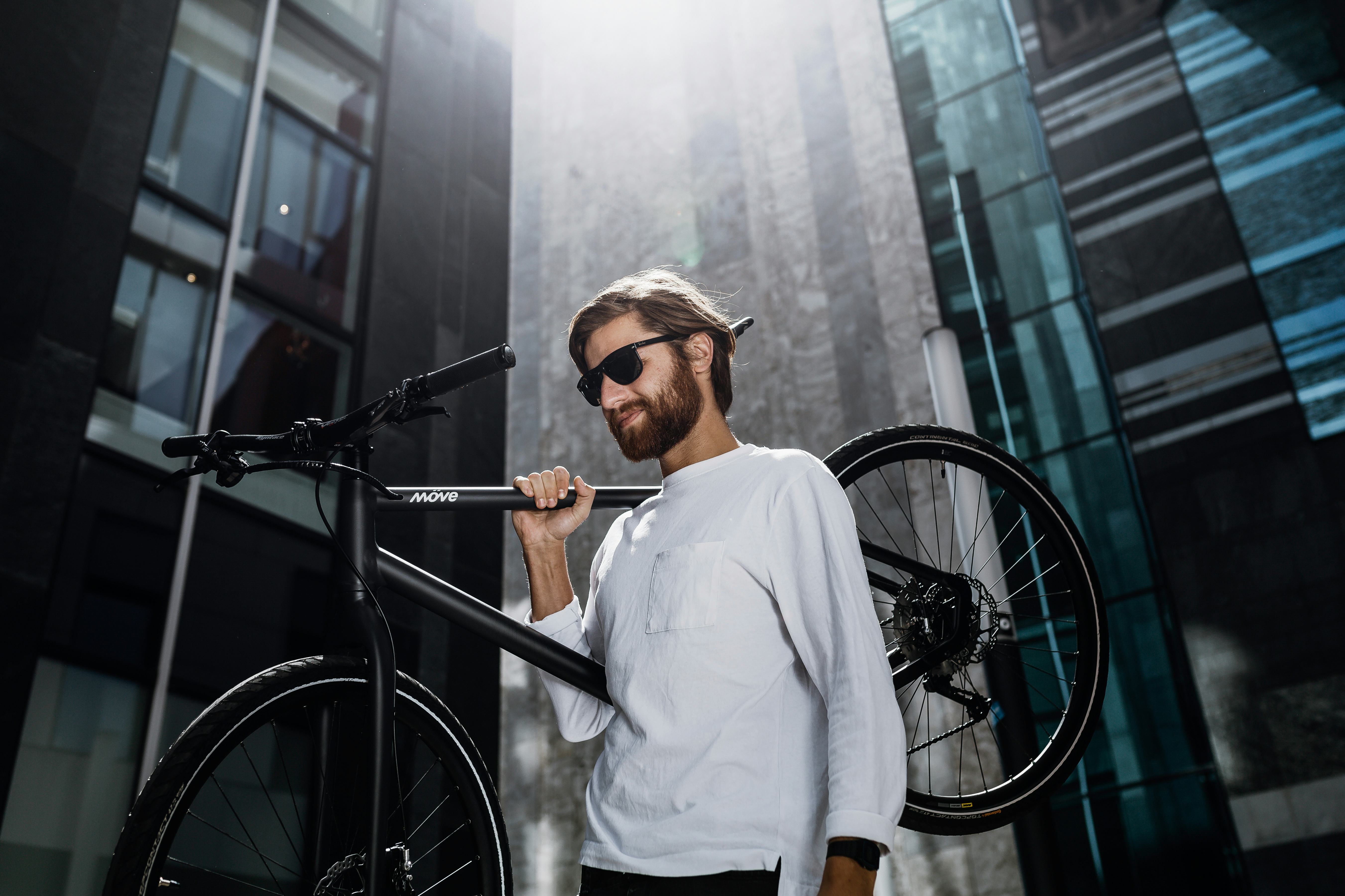 Om het cyfly systeem op de markt te brengen, heeft Möve Bikes ook een eigen fiets ontwikkeld: de franklin. Foto Möve