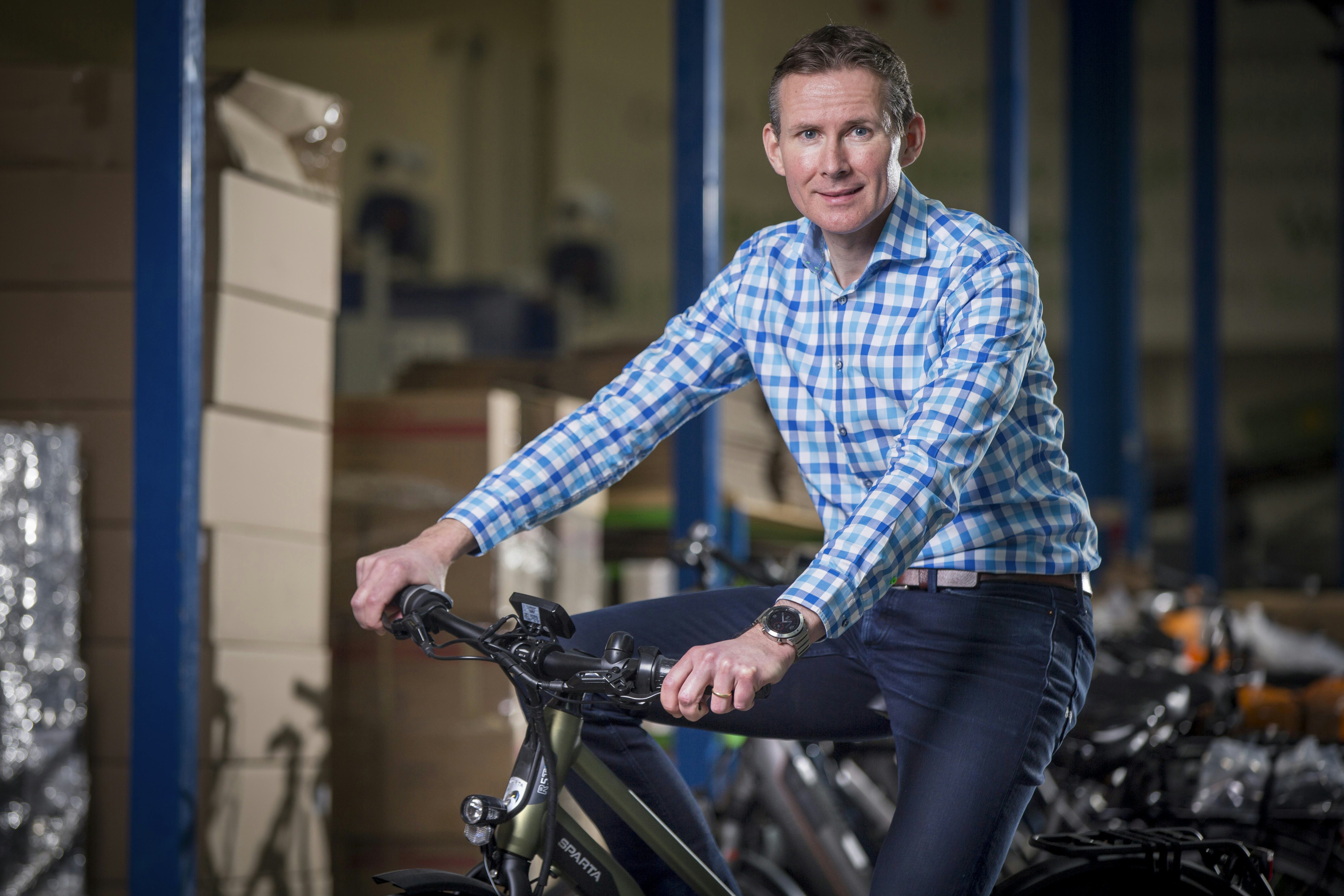 Sten van der Ham, algemeen directeur Accell Benelux. Foto Koos Groenewold