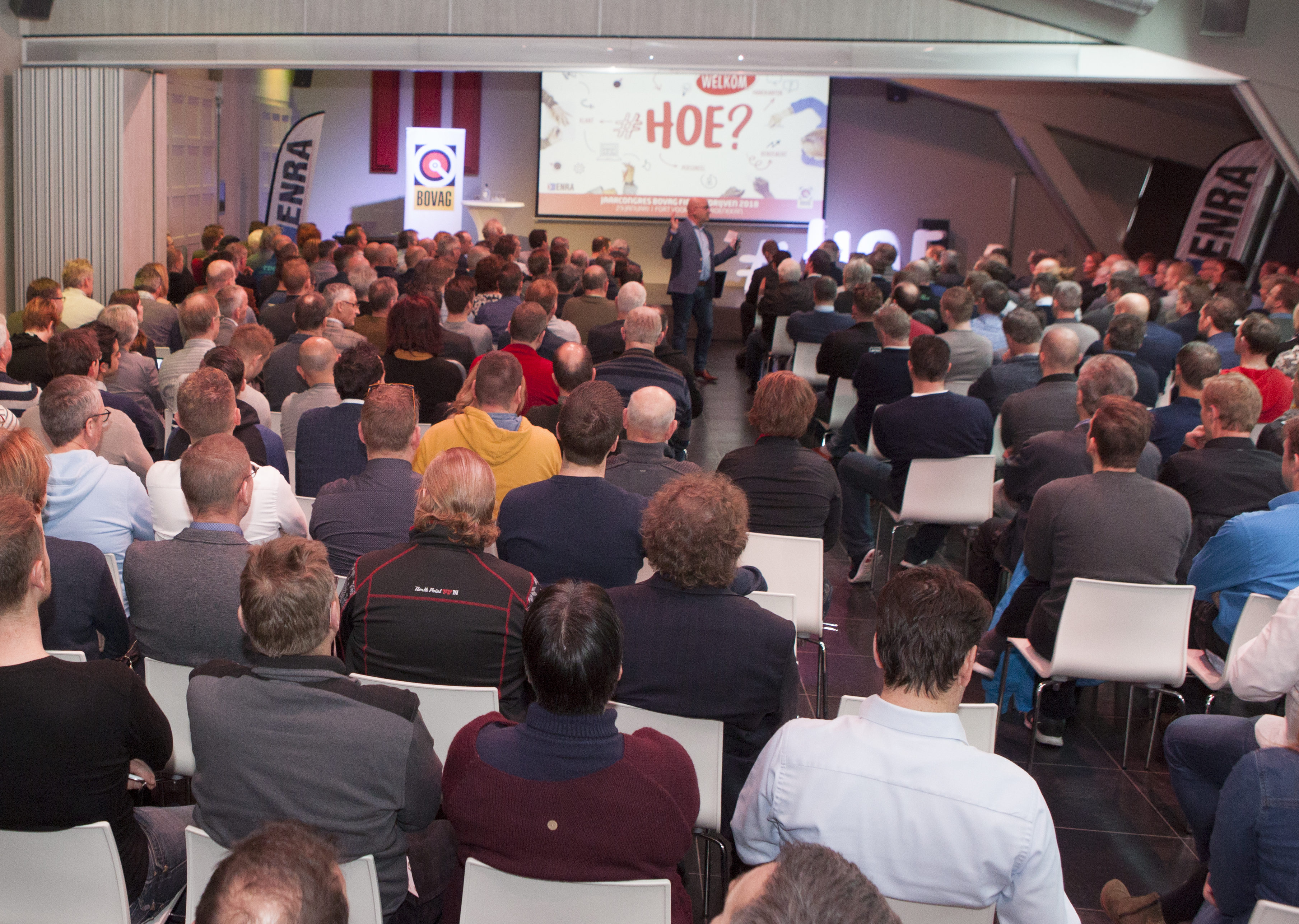 Dit jaar op het Jaarcongres van de BOVAG stemde de meerderheid van de zaal al in met de oprichting van een Accell-dealervereniging. Foto Rianne van den Heuvel (Fotostudio 7)