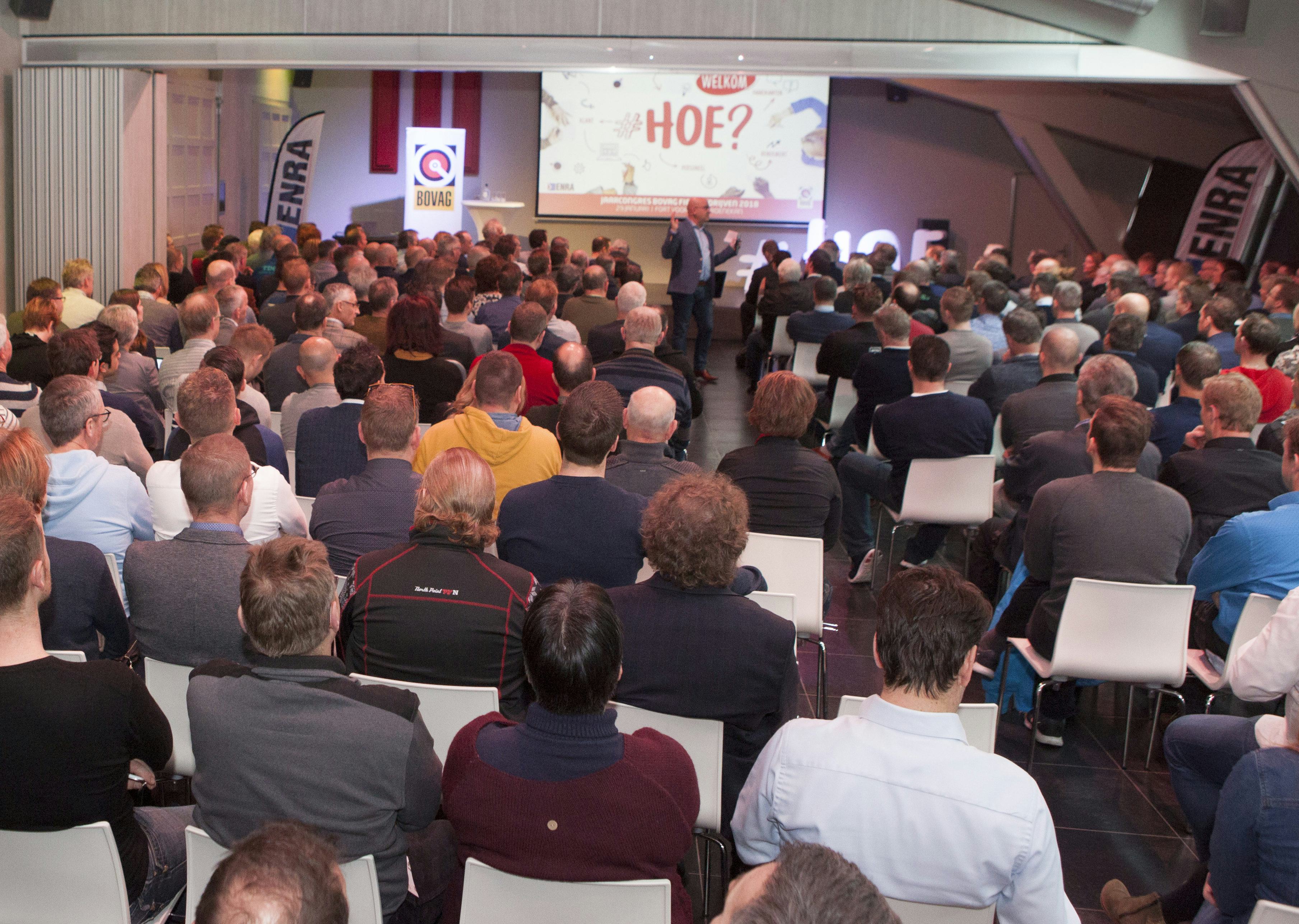 Dit jaar op het Jaarcongres van de BOVAG stemde de meerderheid van de zaal al in met de oprichting van een Accell-dealervereniging. Foto Rianne van den Heuvel (Fotostudio 7)