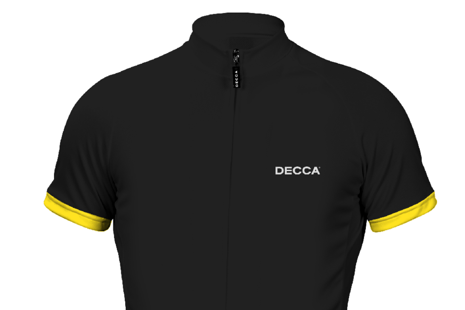 Decca, leveranciers van teamkleding voor de wielersport, zit in een financiële herstructureringsprocedure onder gerechtelijk toezicht. Foto Decca NV