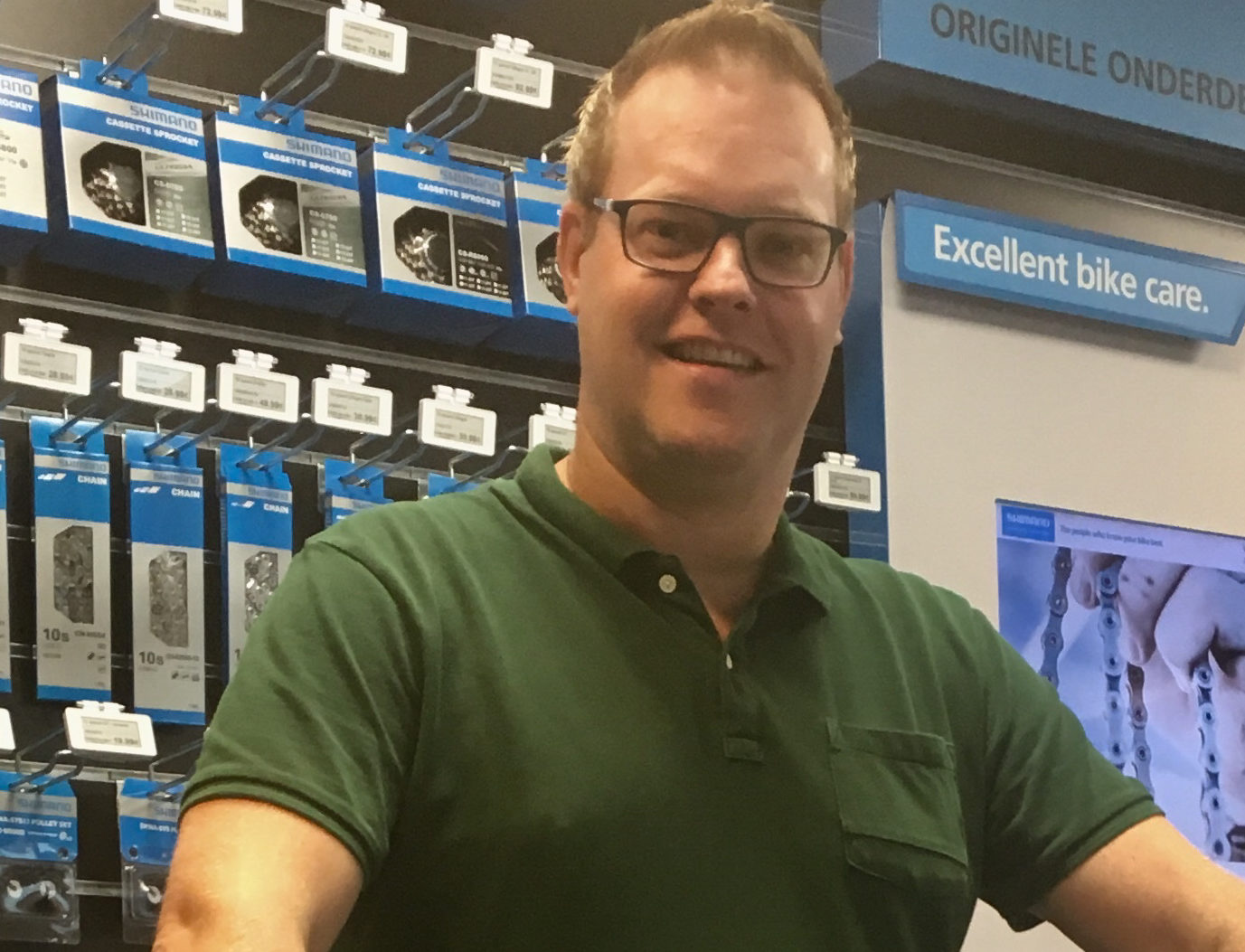 Niels de Lange heeft meer dan 10 jaar verkoopervaring bij Shimano. Foto Shimano