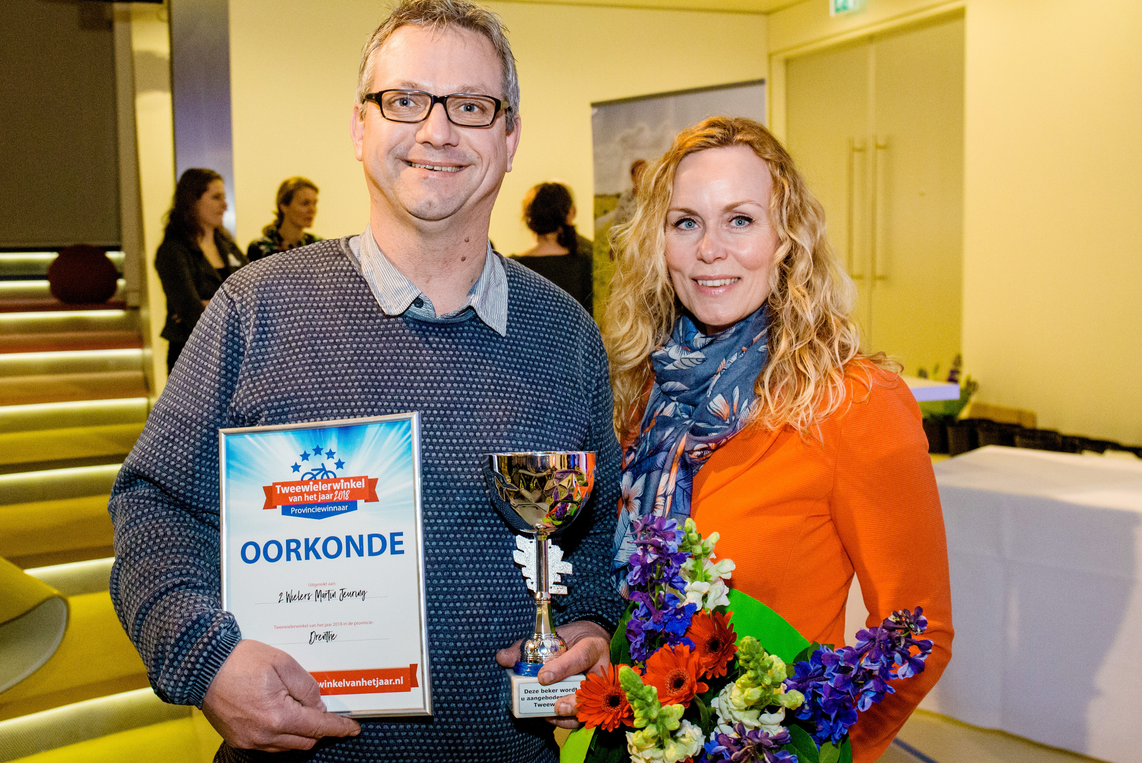 Bekijk hieronder het filmpje van Provinciewinnaar Drenthe van de Tweewielerwinkel van het Jaar 2018: Martin Jeuring. Foto Herbert Wiggerman