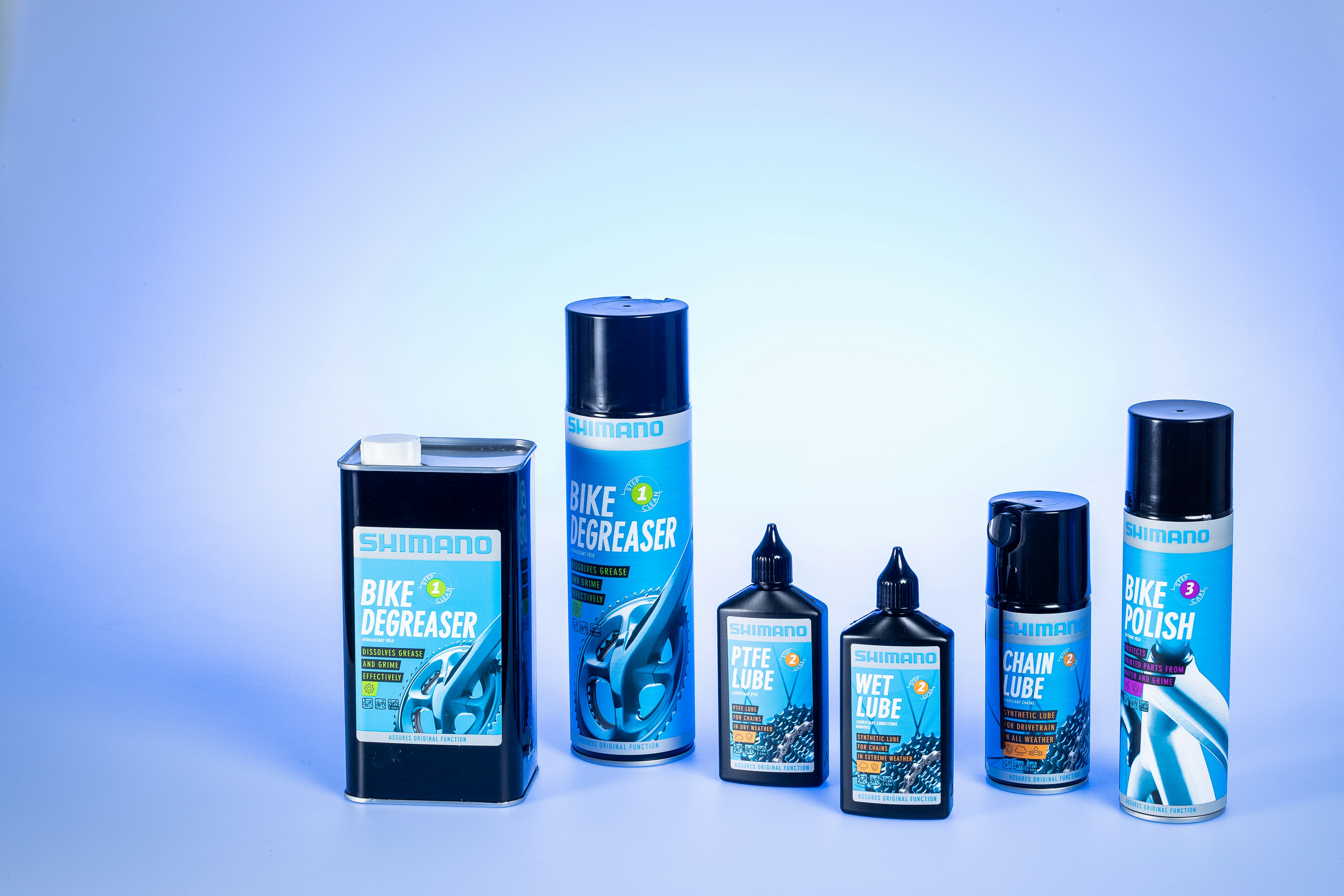Om fietsen in topconditie te houden introduceert Shimano een nieuwe lijn fietsonderhoudsproducten.