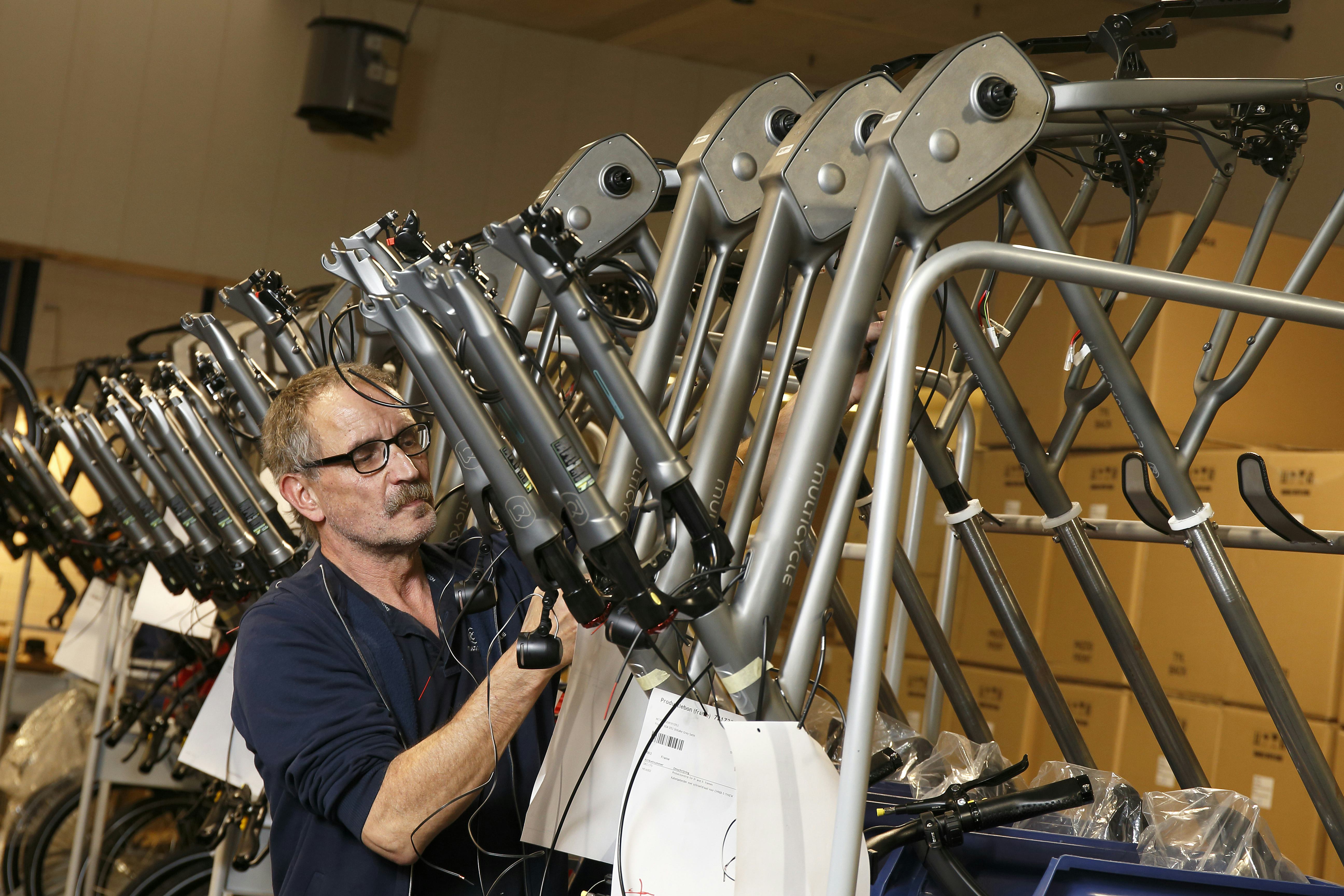 Alle alu-frames worden in Taiwan gemaakt en in Polen gespoten.