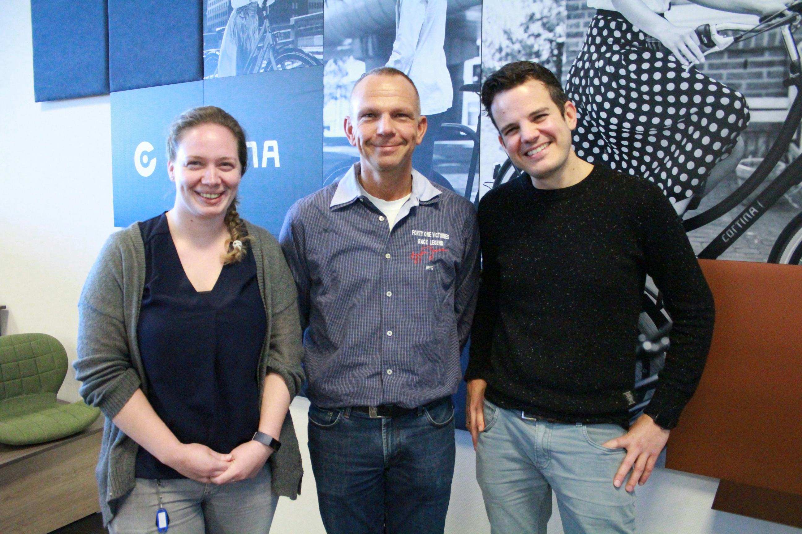 Van links naar rechts: Feikje Elzinga, Cor Lieftink en Reinier Tijssen. - Foto: Kruitbosch