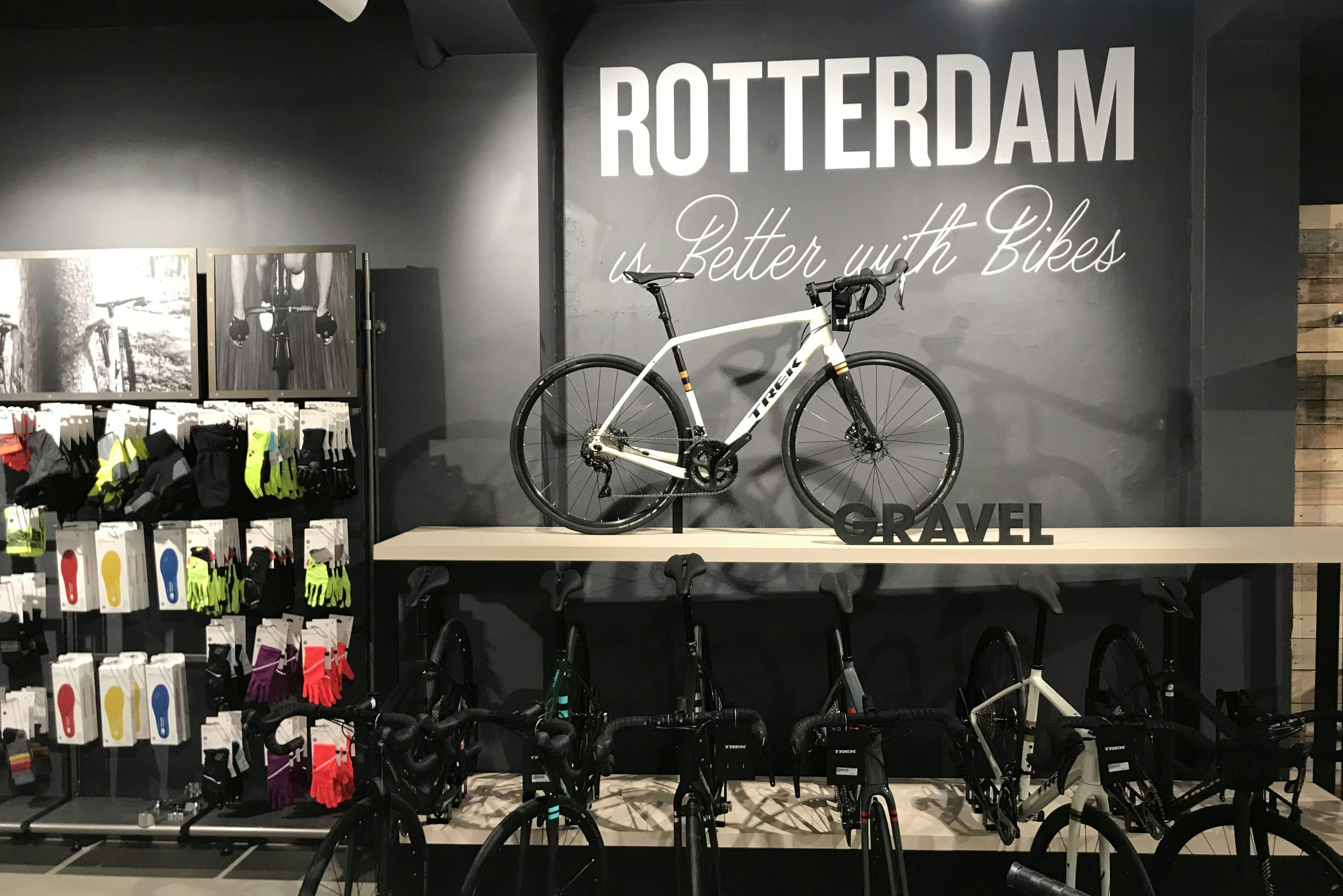 Trek opent 9 maart winkels in Rotterdam (foto) en Nijmegen.