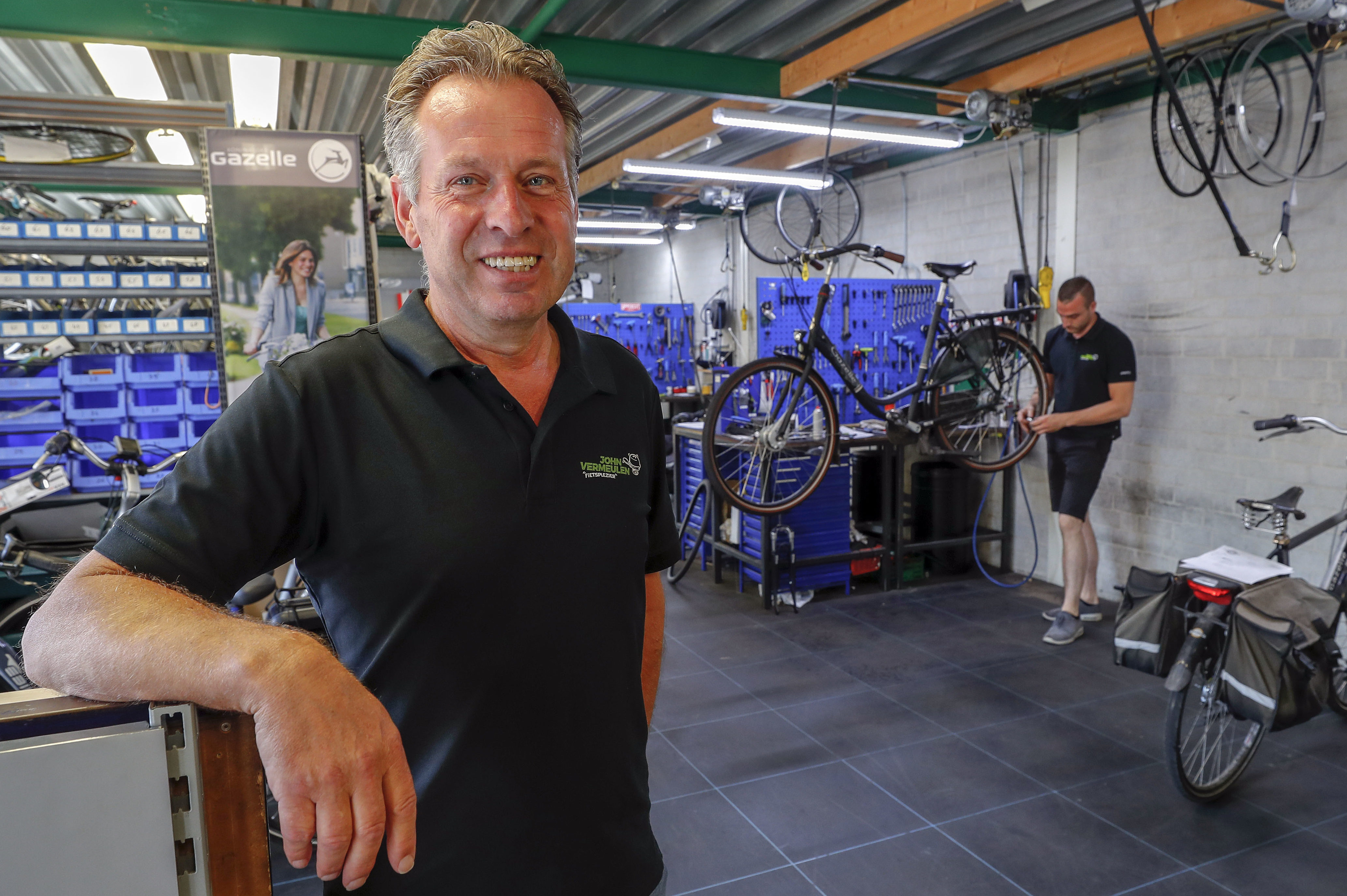 John Vermeulen heeft weinig verloop in personeel. Foto Bert Jansen