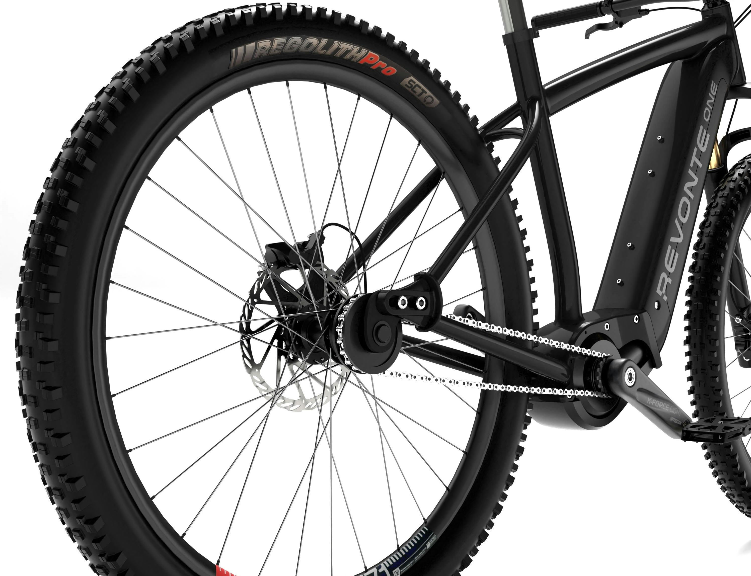 De eerste klanten van Revonte zijn Tunturi, Lavelle en RS. Ze waarderen het volledig automatische aandrijfsysteem dat zorgt voor een tandwielloos achterwiel. - Foto Revonte