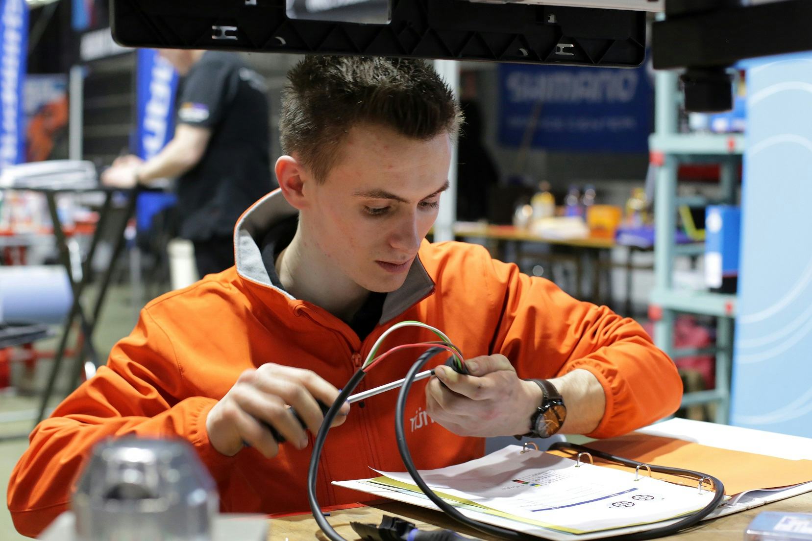 Brian van de Ven mag zich de beste fietstechnicus van Nederland noemen.