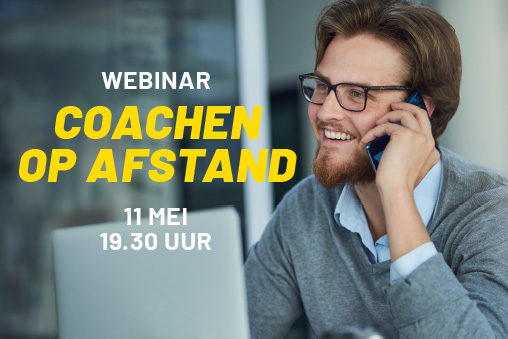 Maandagavond 11 mei: Webinar 'Coachen op afstand'