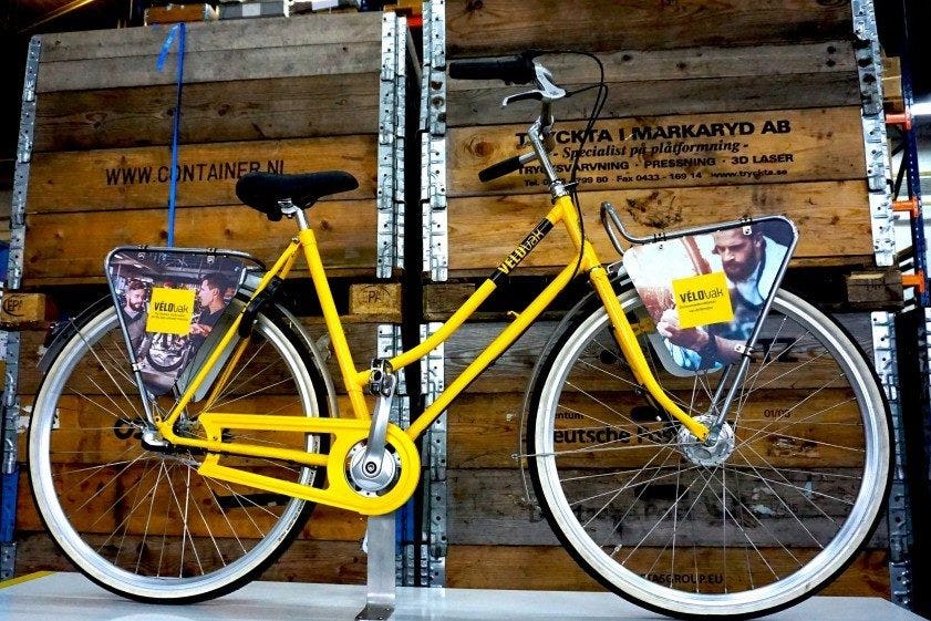 Vélovak en Roetz-Bikes maken Vélovak-fiets