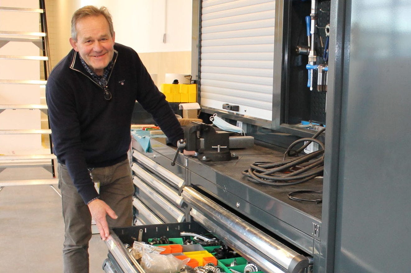 Docent Jop de Ruijter: “Door dit nieuwe pand laten we zien dat de opleiding tot fietstechnicus – en geen fietsenmaker! – een prachtige opleiding is met meer baangarantie dan autotechnicus.”