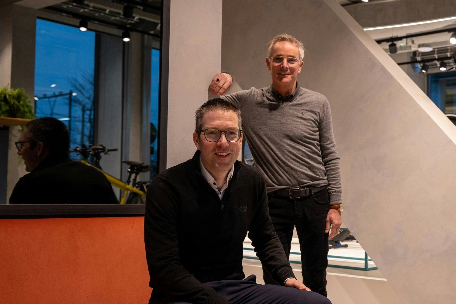 Mike van Vliet (links) en Leon Slijkerman.