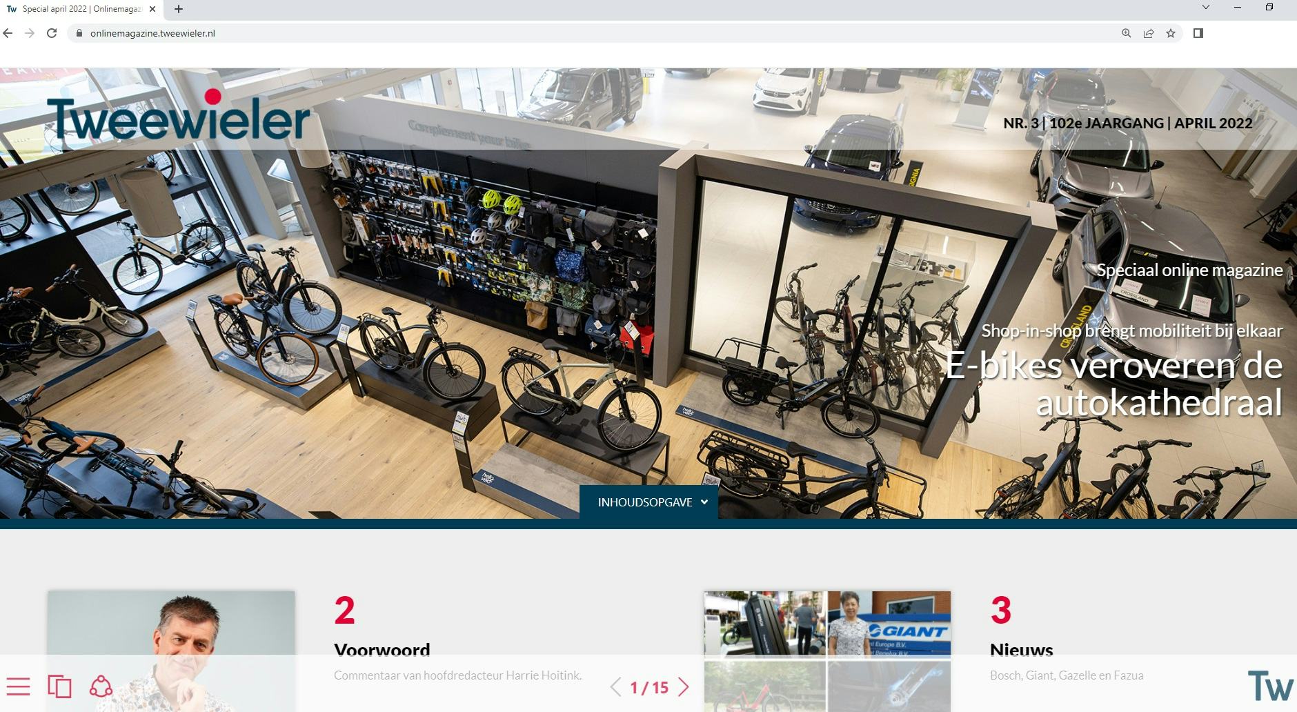 Tweewieler presenteert nieuw online magazine