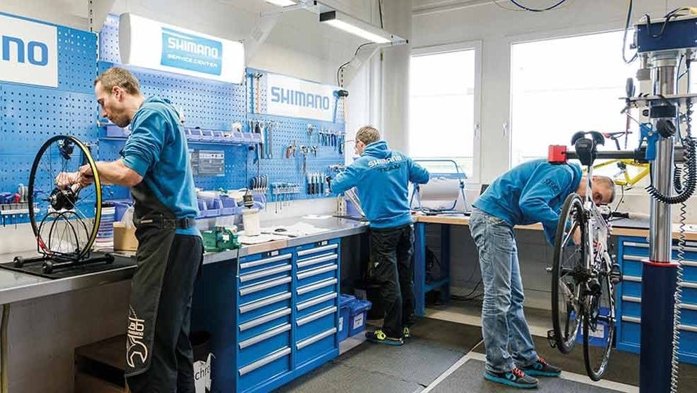 Shimano meldt dat de netto-omzet in het eerste kwartaal van de afdeling fietsonderdelen met 13,9% is gestegen. (foto Shimano)
