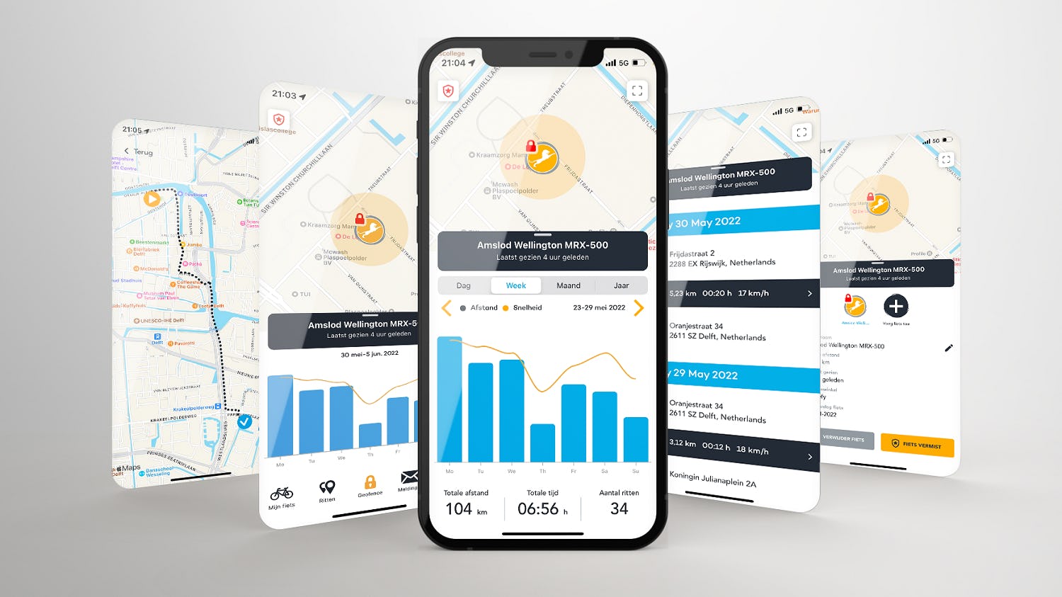 Amslod maakt e-bikes connected met Tracefy GPS-trackers