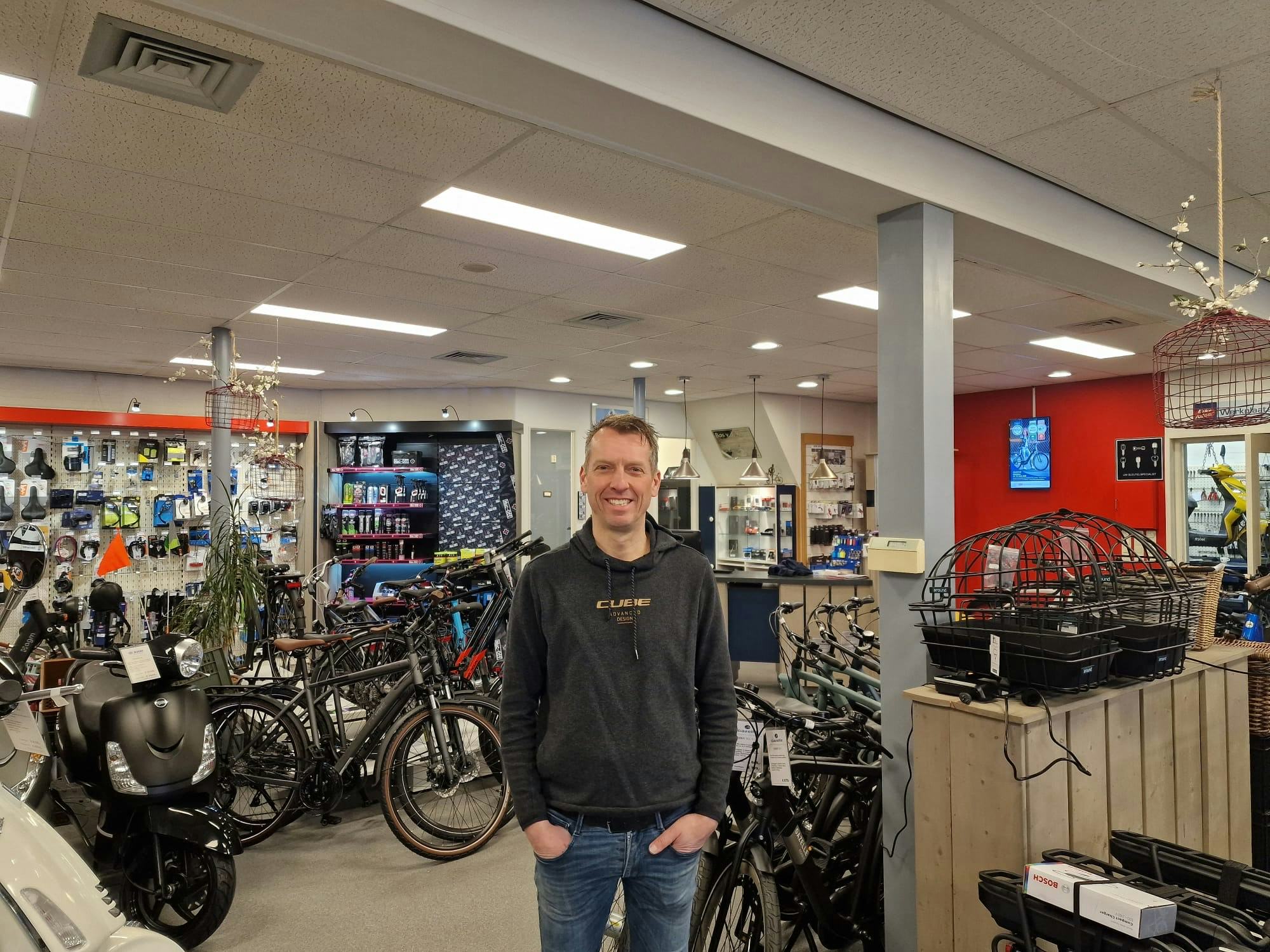 Arthur Keizer: "Bij brand denken veel tweewielerbedrijven aan een ongeval met een e-bike-accu, maar je kunt ook heel andere pech hebben. Kijk maar naar ons.”