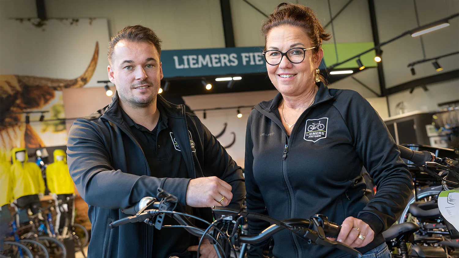 Michiel en Ilse de Warle van Liemers Fietsen.