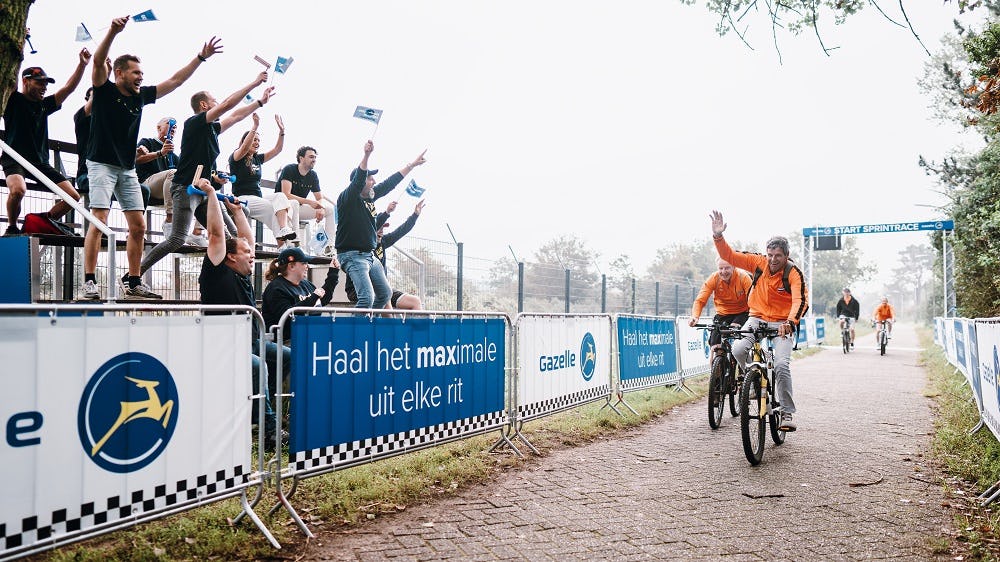 Gazelle houdt Sprintrace tijdens Grand Prix Zandvoort