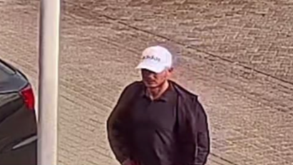 Beelden van de bewakingscamera's van Veloce Bikes.