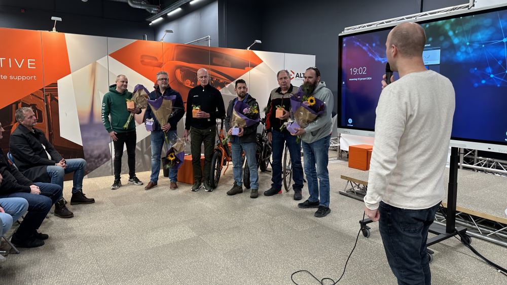 Tijdens de leermeesteravond van het ROC van Amsterdam werden ook verschillende partners van de opleiding in het zonnetje gezet.