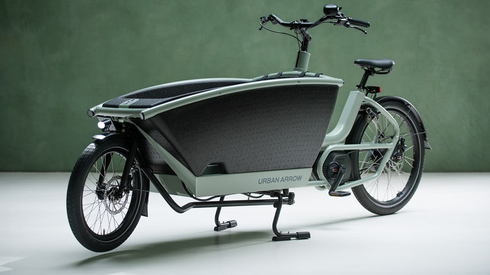 Urban Arrow voor het eerst in groene kleur