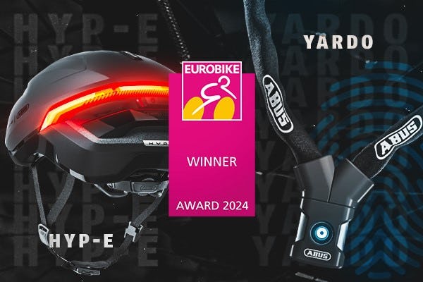 ABUS wint met twee nieuwe producten de Eurobike Award 2024