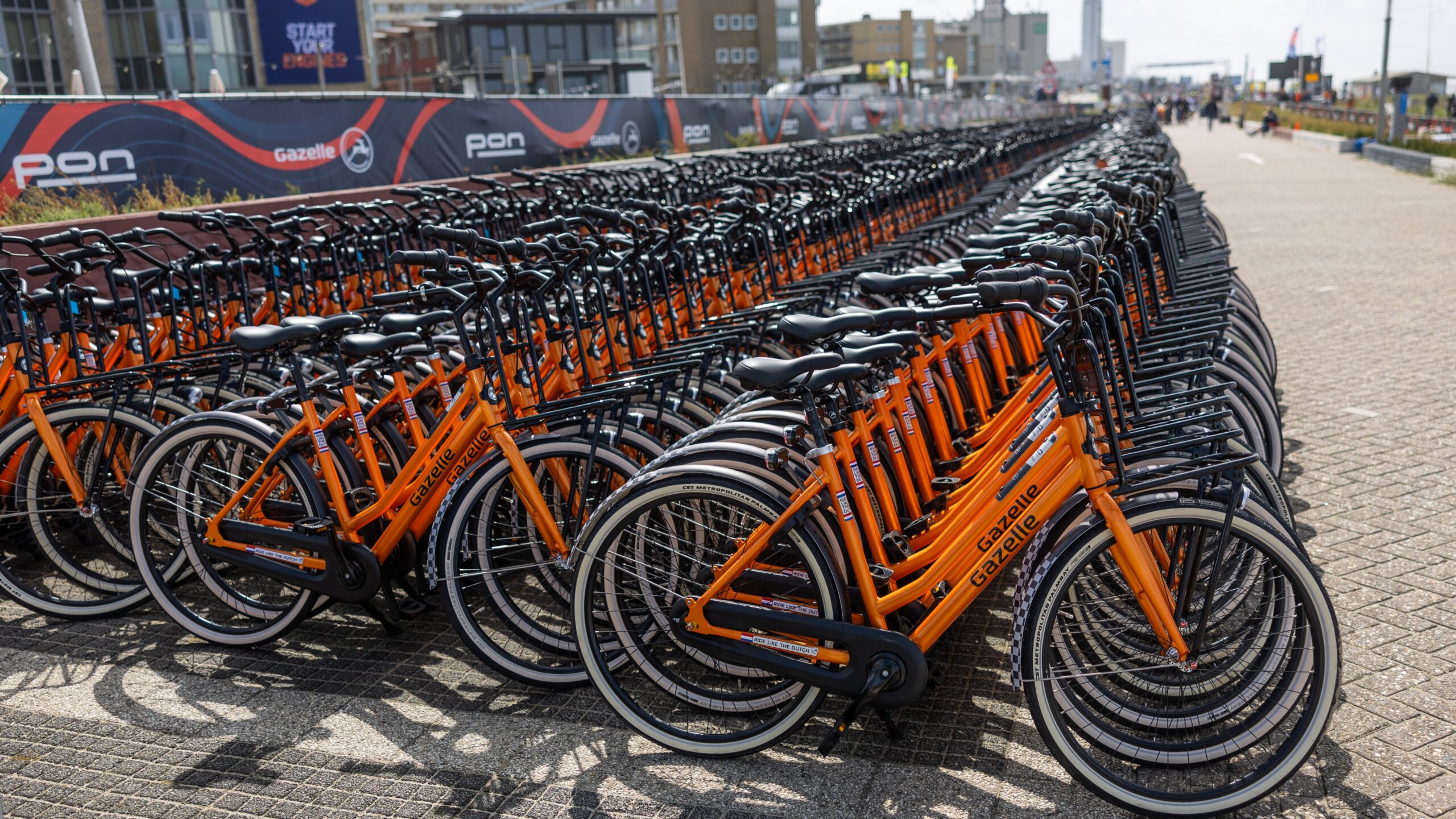 ZANDVOORT,  Heineken Dutch Grand Prix, 22-25 August 2024. Gazelle parking.