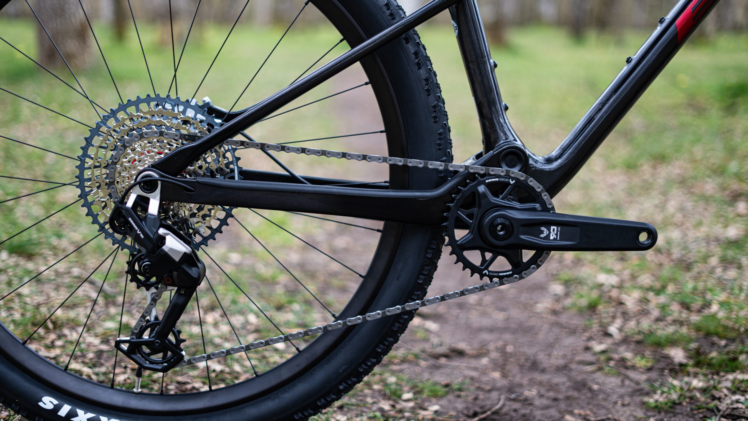 De SRAM Eagle 90-groep op de Lynx SLS 8.5. Foto: BH bikes.