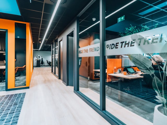 Op de kantoren van La Souris zitten de afdelingen dicht bij elkaar zodat de lijnen kort blijven. Foto: La Souris