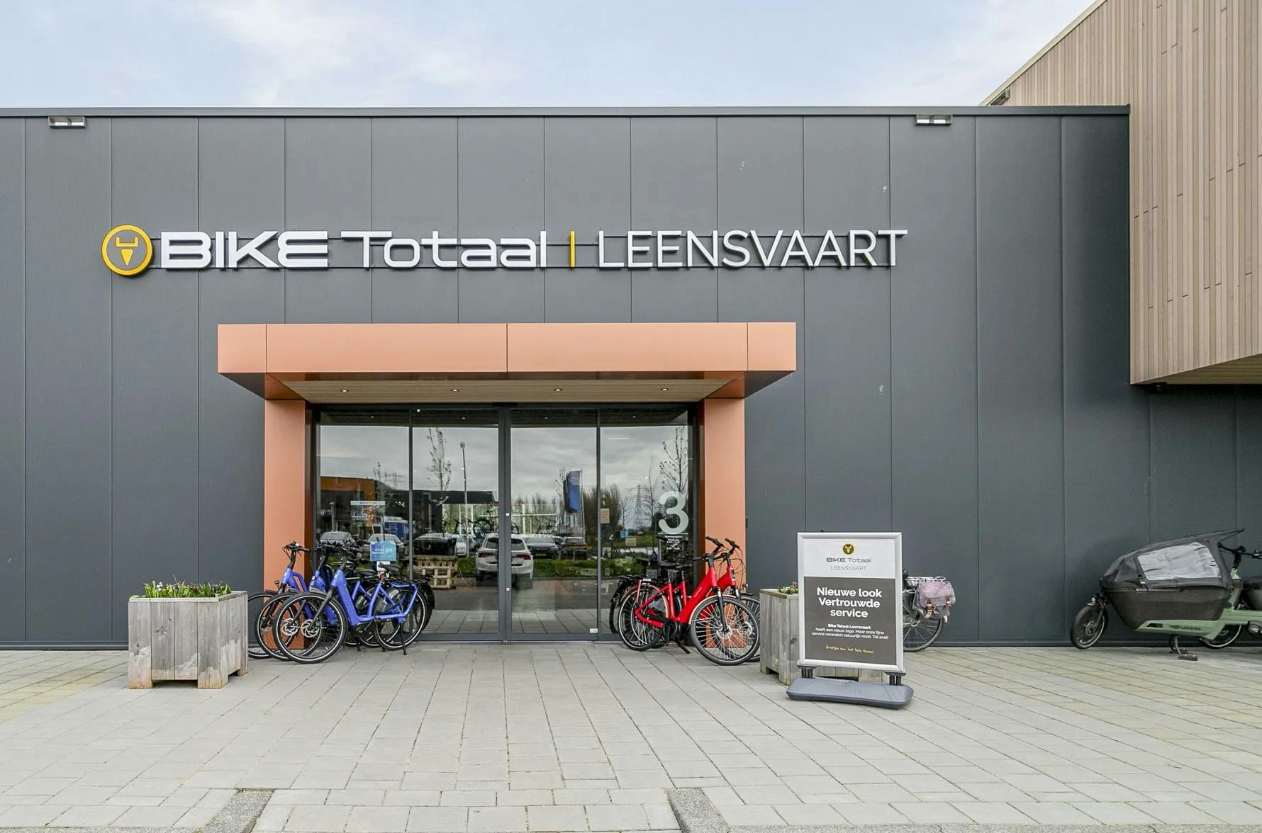 De winkel van Leensvaart Rijwielen in het Zuid-Hollandse Zuidland.