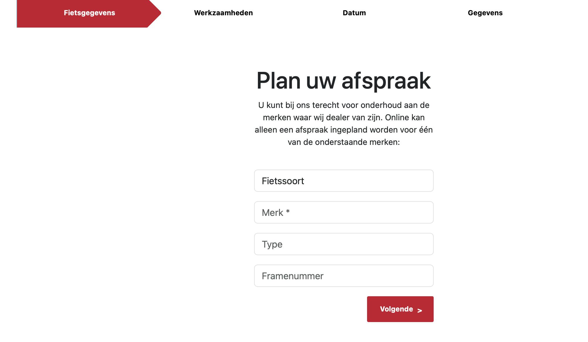 De online werplaatsplanner is een prettig hulpmiddel als het druk is en de telefoon niet opgenomen kan worden.
