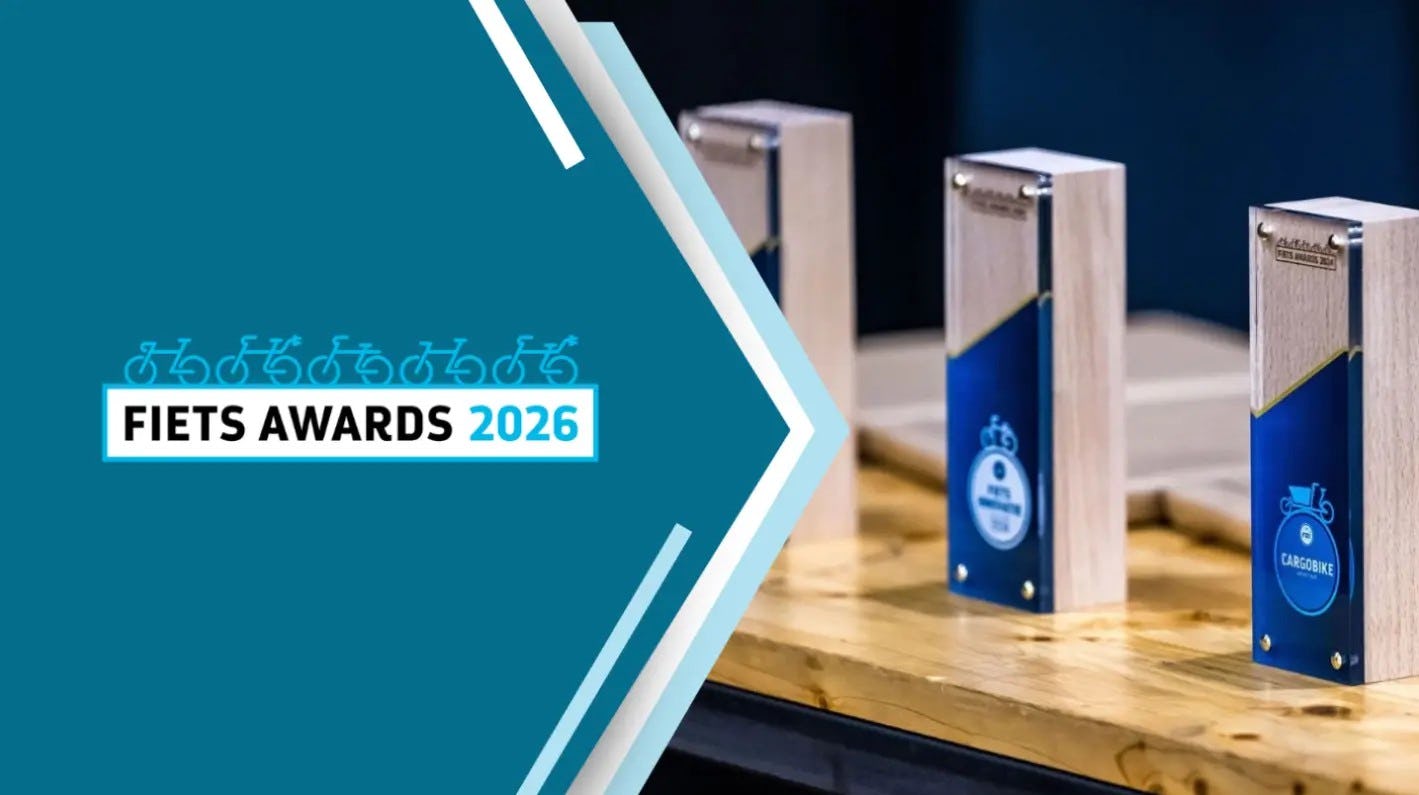 De Fiets Awards 2026 komen er weer aan - inschrijven nu mogelijk
