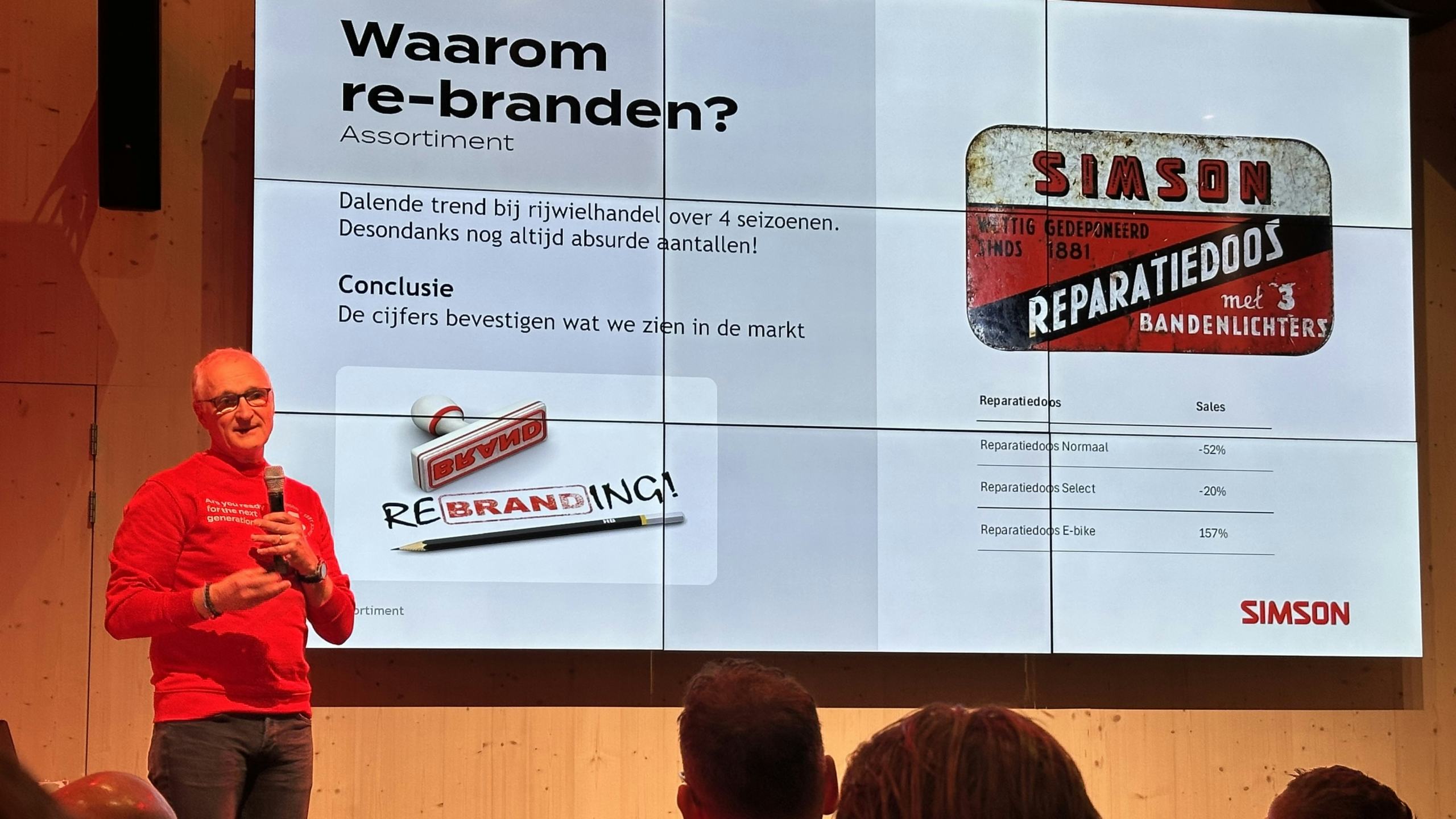 Mario Dominicus vertelt over de nieuwe strategie. (Foto: Tweewieler)