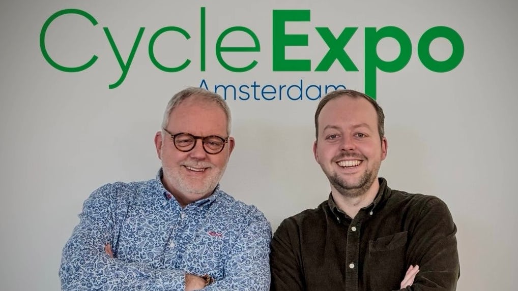 Arnauld en Rick Hackmann gaan de komende tijd peilen of er belangstelling is voor een nieuwe internationale beurs in Amsterdam. (Foto Nieuwsfiets)
