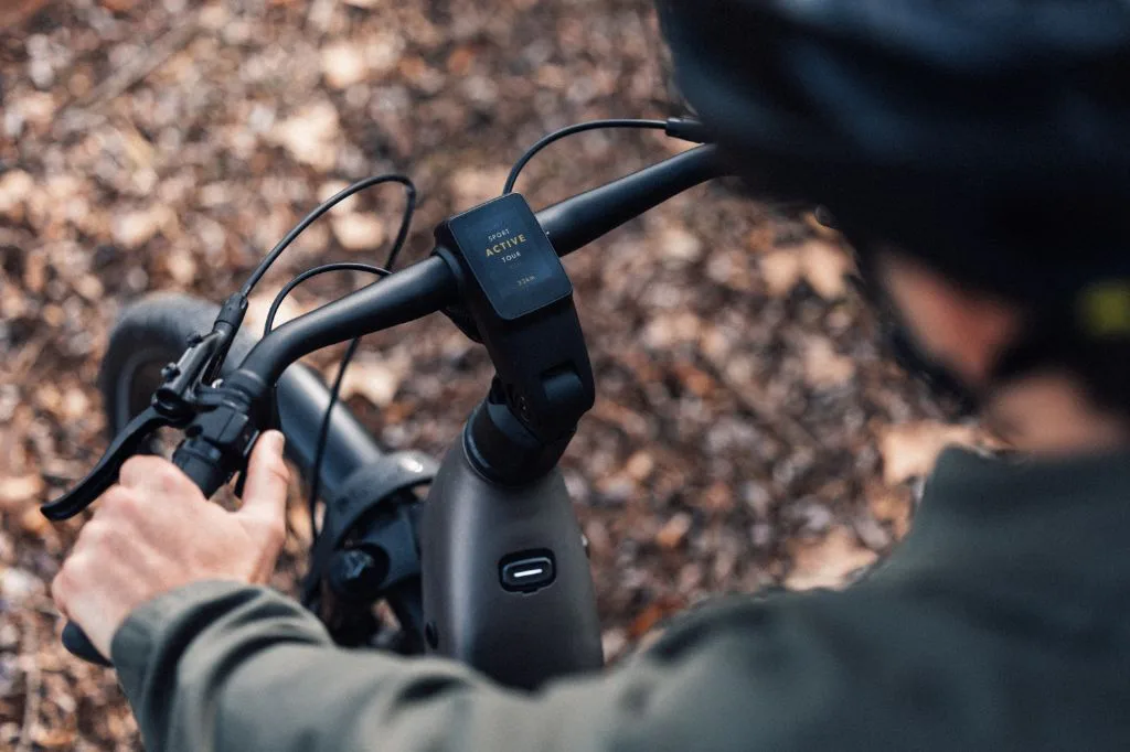 Het kleurenscherm van de AnyTour E+.