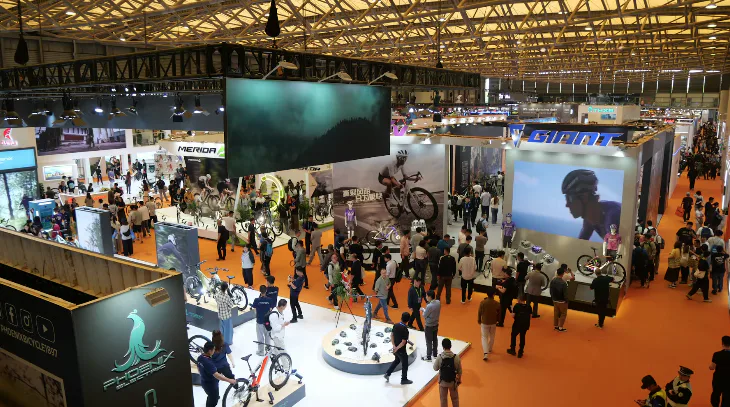 China Cycle was een vierdaags evenement dat plaatsvond van 5 tot 8 mei in Shanghai. – Foto's Bike Europe foto Rosie Burgin