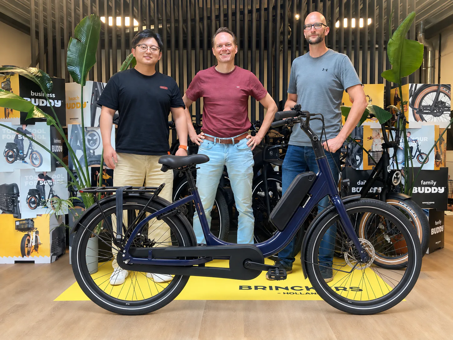 Het Bafang & Brinckers team met de Brinckers Brava.